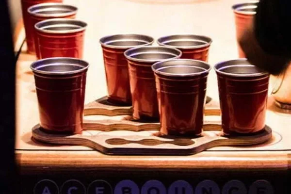 Red cups for beer pong